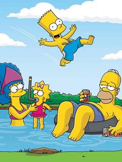 Simpson family - wallpaper preview