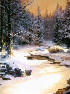 Thomas Kinkade - wallpaper preview