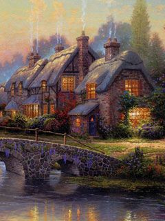Thomas Kinkade - wallpaper preview