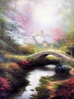 Thomas Kinkade - wallpaper preview