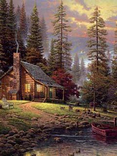 Thomas Kinkade - wallpaper preview