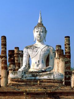 Meditation is Key Wat Mahathat - Thailand - wallpaper preview