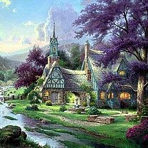 Thomas Kinkade - wallpaper preview