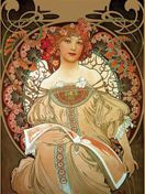 Alfons Mucha - wallpaper preview
