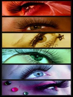 Barevné Oční Make-up Umění