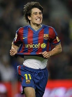 Oslava hráče Barcelony