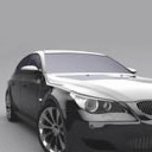 Elegantní Černé Auto