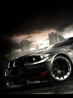 Pozadí BMW závodního auta