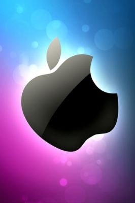 Tapeta s logem Apple