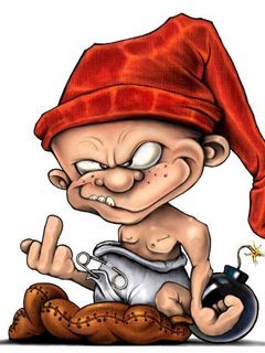 Rozzlobená karikatura