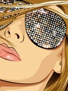 Stylová Glamour Dívka