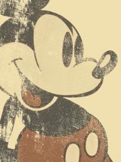 Vintage Mickey Mouse Umění - wallpaper preview