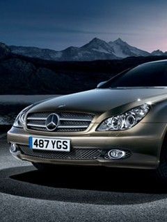 Mercedes Auto Noční Pohled - wallpaper preview
