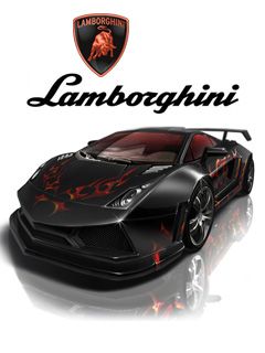 Pozadí sportovního auta Lamborghini