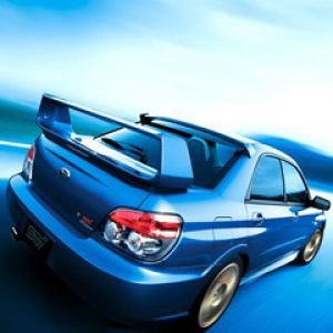 Subaru WRX Modré Sportovní Auto
