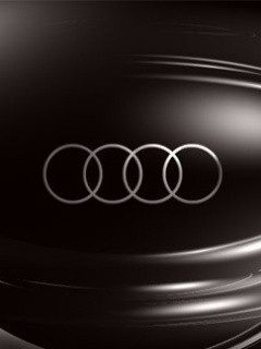Audi Logo na Černém Pozadí - wallpaper preview