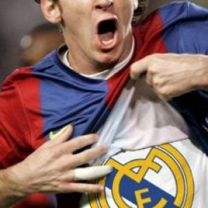 Messi Oslavující Fotbal