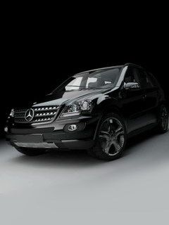 Černé SUV Mercedes