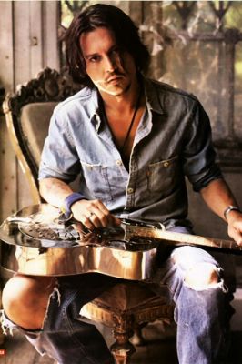 Johnny Depp s kytarou