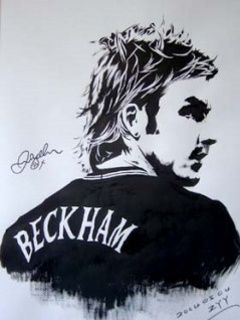 Portrét Davida Beckhama
