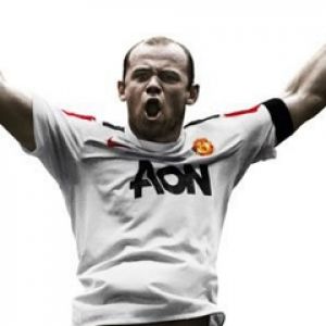 Wayne Rooney Oslavující Gól