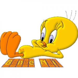 Tweety ptáček odpočívá