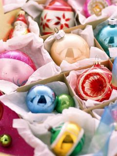 Barevné Vánoční Ozdoby - wallpaper preview