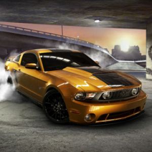 Stylové Oranžové Sportovní Auto