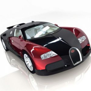 Bugatti Veyron Červená a Černá