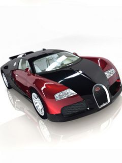 Bugatti Veyron Červená a Černá - wallpaper preview
