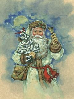 Vintage Santa Claus Ilustrace