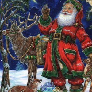 Santa Claus s jelenem
