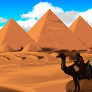 Pyramidy v poušti