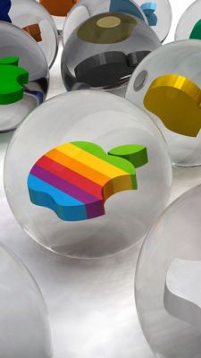 Barevné Apple Logo