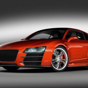 Elegantní červené Audi R8