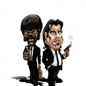 Pulp Fiction Postavy Umění