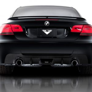 Černé BMW Z Pohledu Zadu