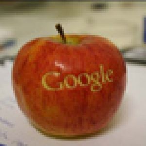 Logo Google na Jablku