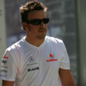 F1 jezdec v akci