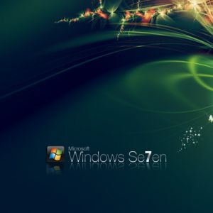 Abstraktní design Windows 7