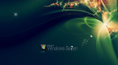 Abstraktní design Windows 7