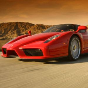 Ferrari Enzo na silnici