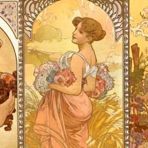 Alfons Mucha Art Nouveau Ženy