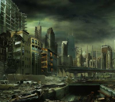 Dystopická Městská Krajina