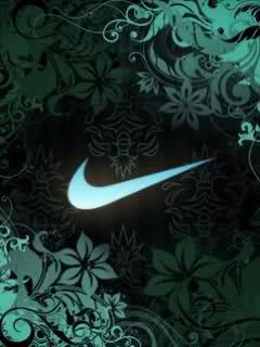 Nike Logo Květinový Design