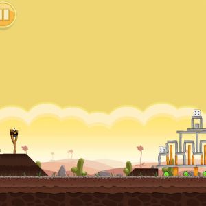 Scéna hry Angry Birds