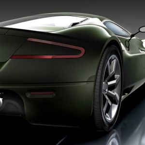 Elegantní Zelené Sportovní Auto