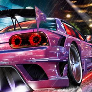 Stylové Růžové Sportovní Auto