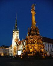 Historická Památka v Nočních Světlech