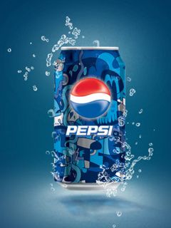 Plecha Pepsi s Vodou